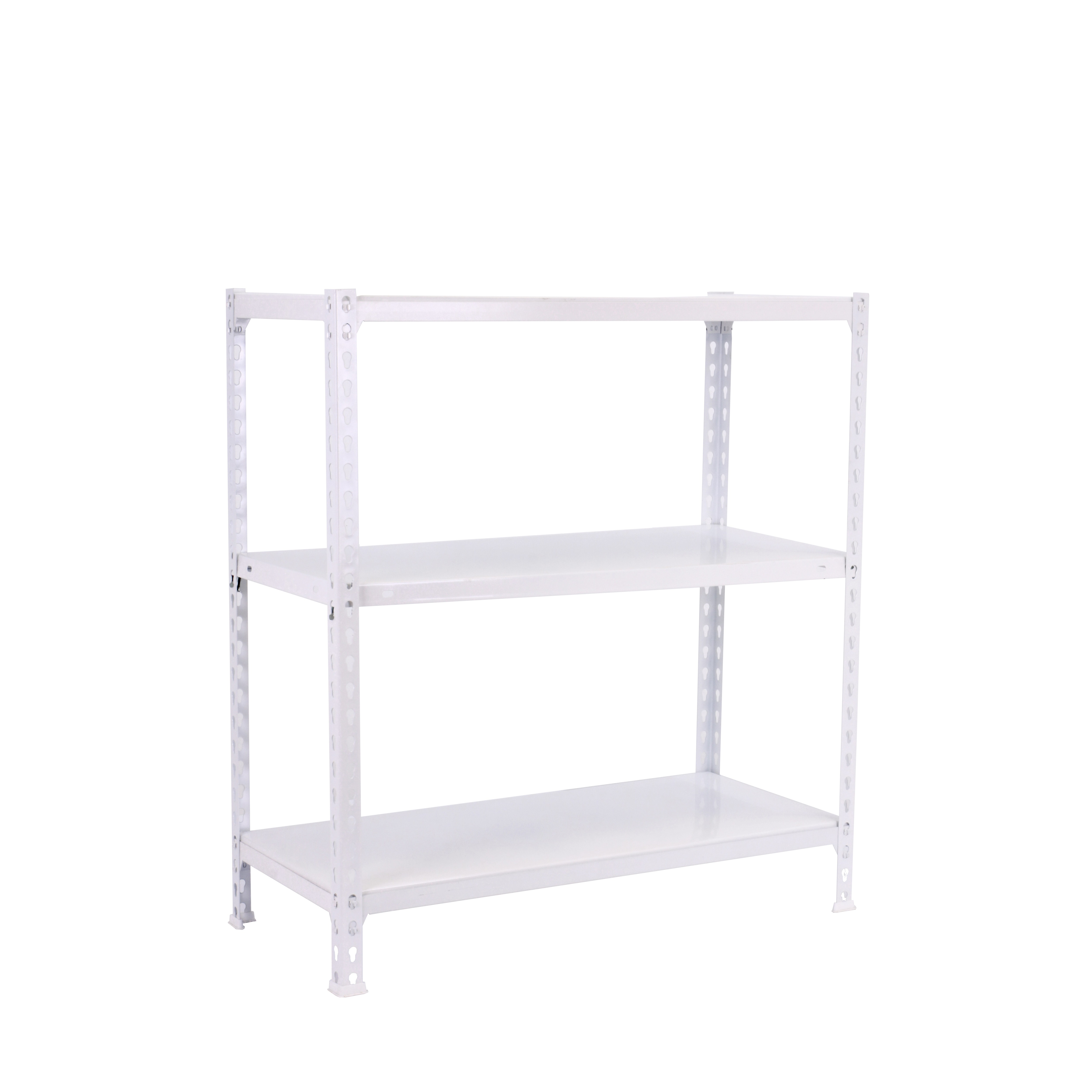 SimonRack Estanteria Metalica Almacenaje de Acero, 900x1000x400 mm, 3 Baldas, Soporta 70 kg de Punto Flexión por balda, Blanco - Ecoclick