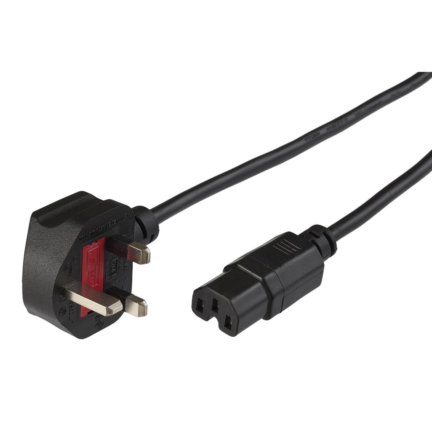 Cable de Alimentación Microconnect UK - C15 2m Negro de Alta Calidad
