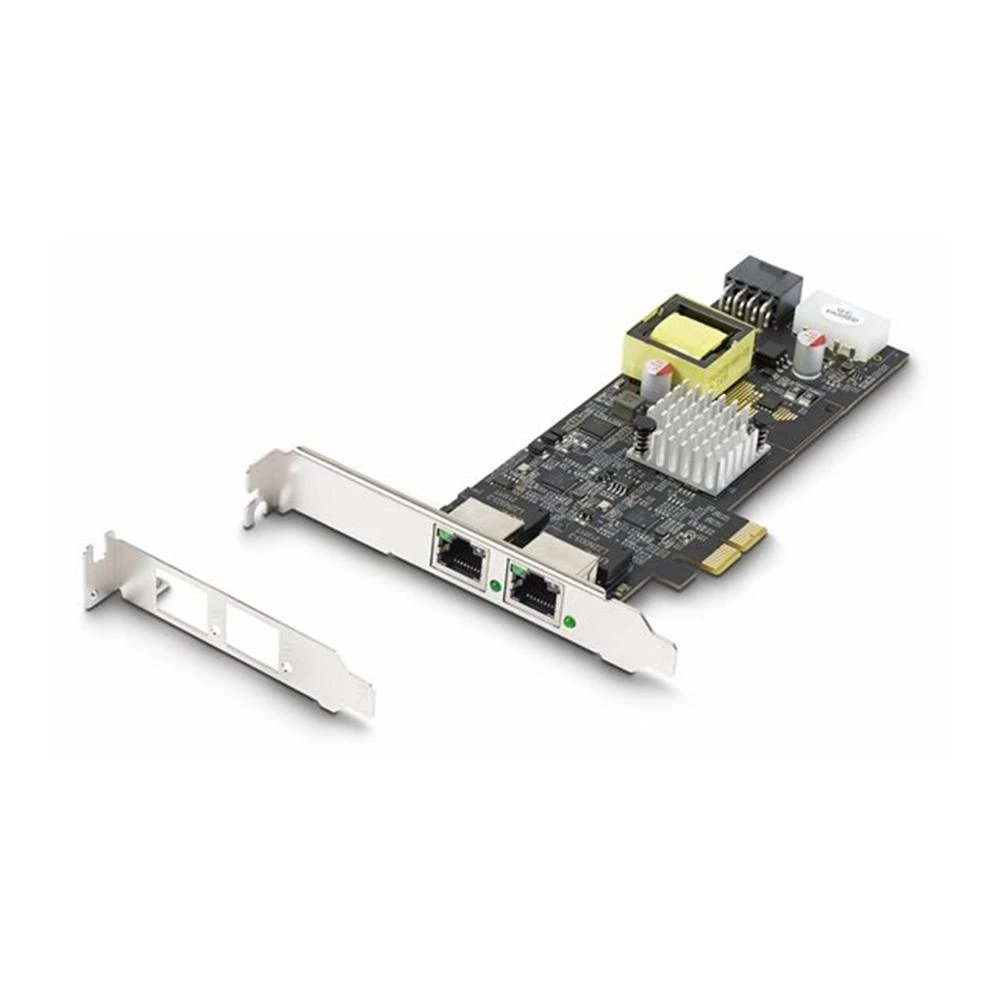 StarTech - Tarjeta de red PR22GIP-NETWORK-CARD de 2 puertos 2.5 Gbps con PoE y chipset Intel I225-V para servidores y NAS
