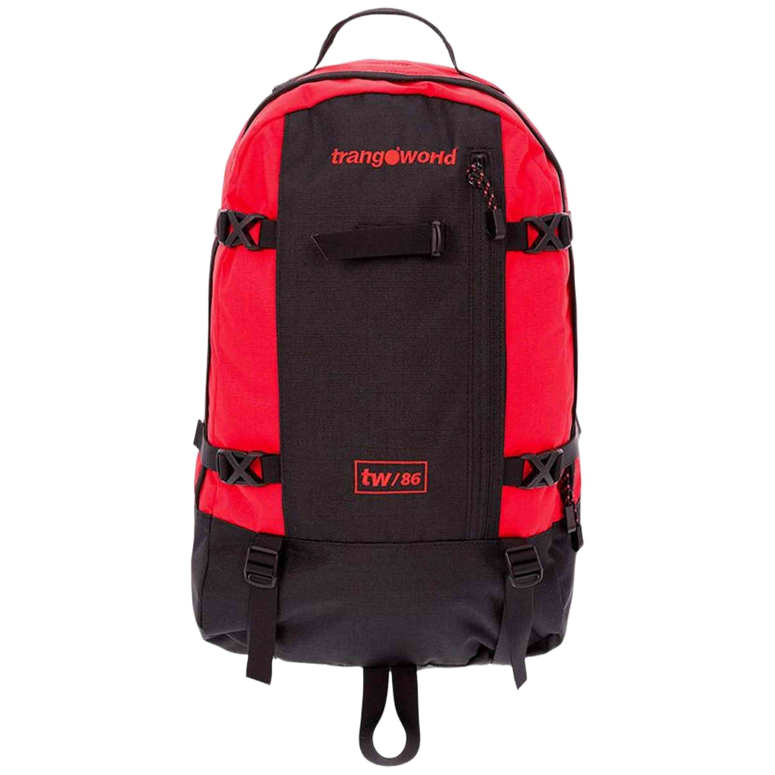 Mochila Trangoworld modelo PC008416-131 para hombre y mujer en color Negro