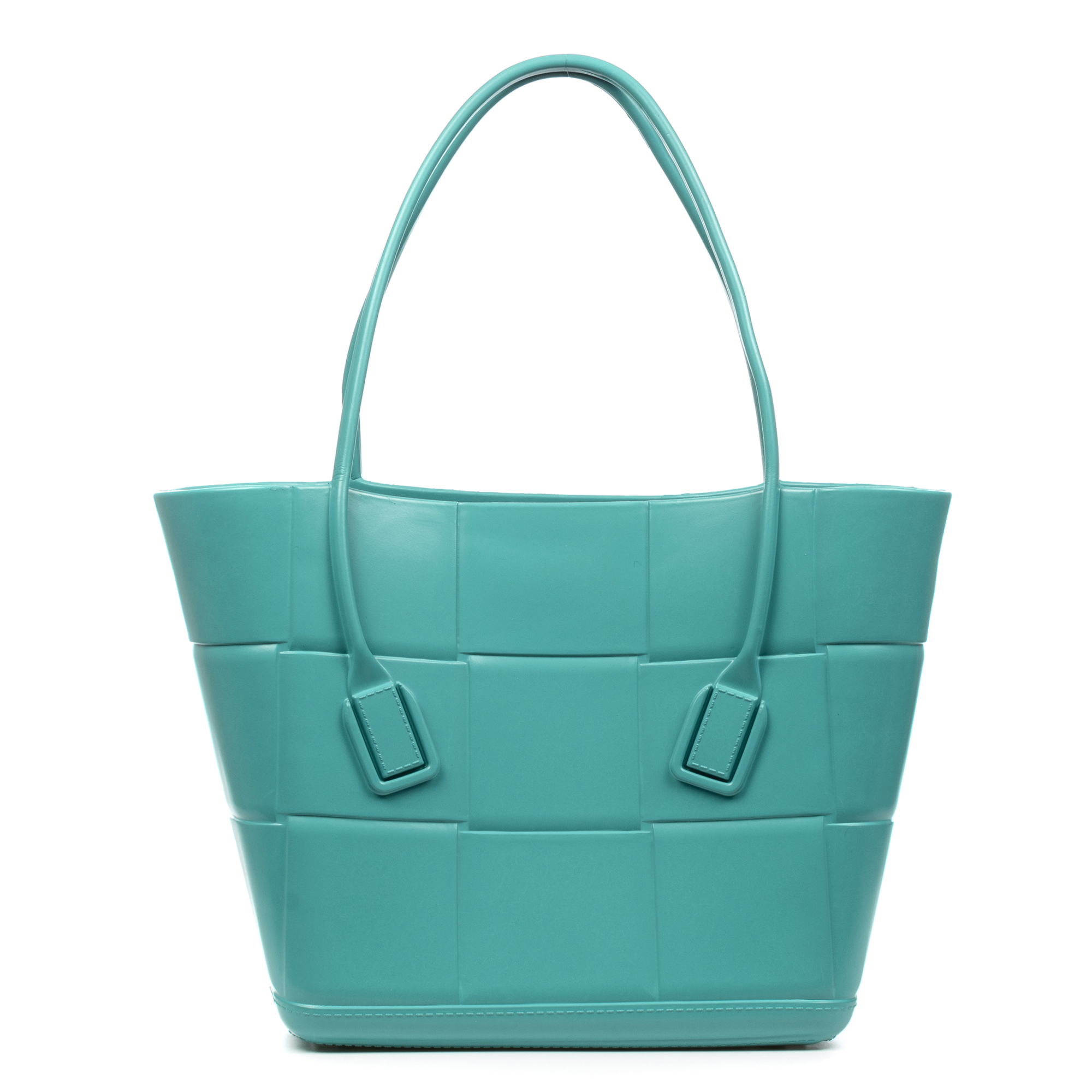 LIBELULLA. Villandro bolso Shopper cesta, de pvc soft monopieza grabado con grandes asas