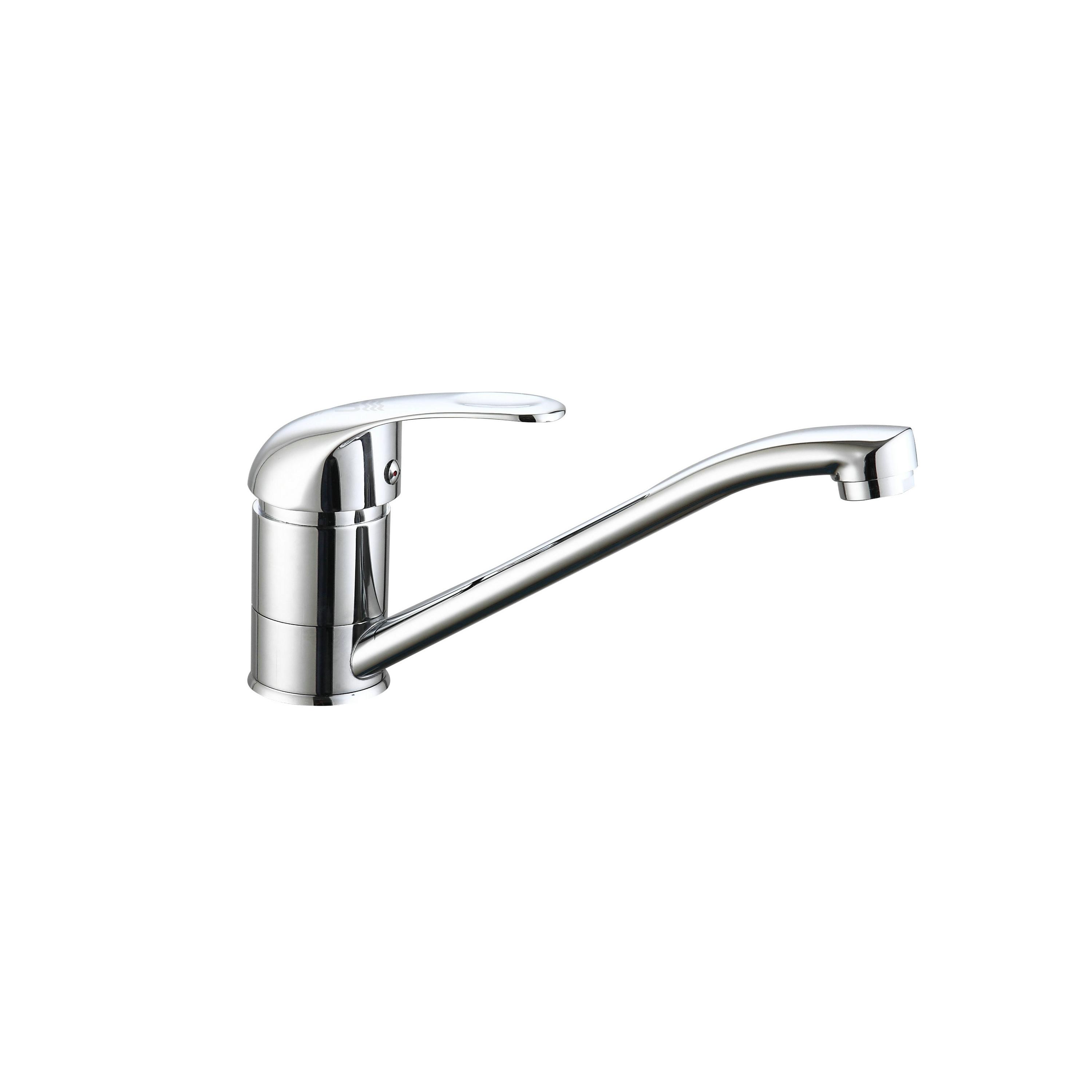 DP GRIFERÍA Grifo Monomando Cocina Indo - Caño Giratorio, Base Metálica, Certificado CE
