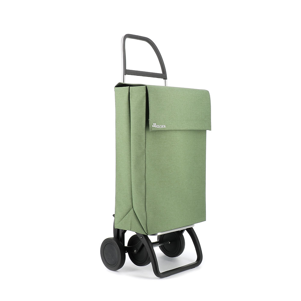ROLSER CARRO DE LA COMPRA JEAN TWEED 4 VERDE