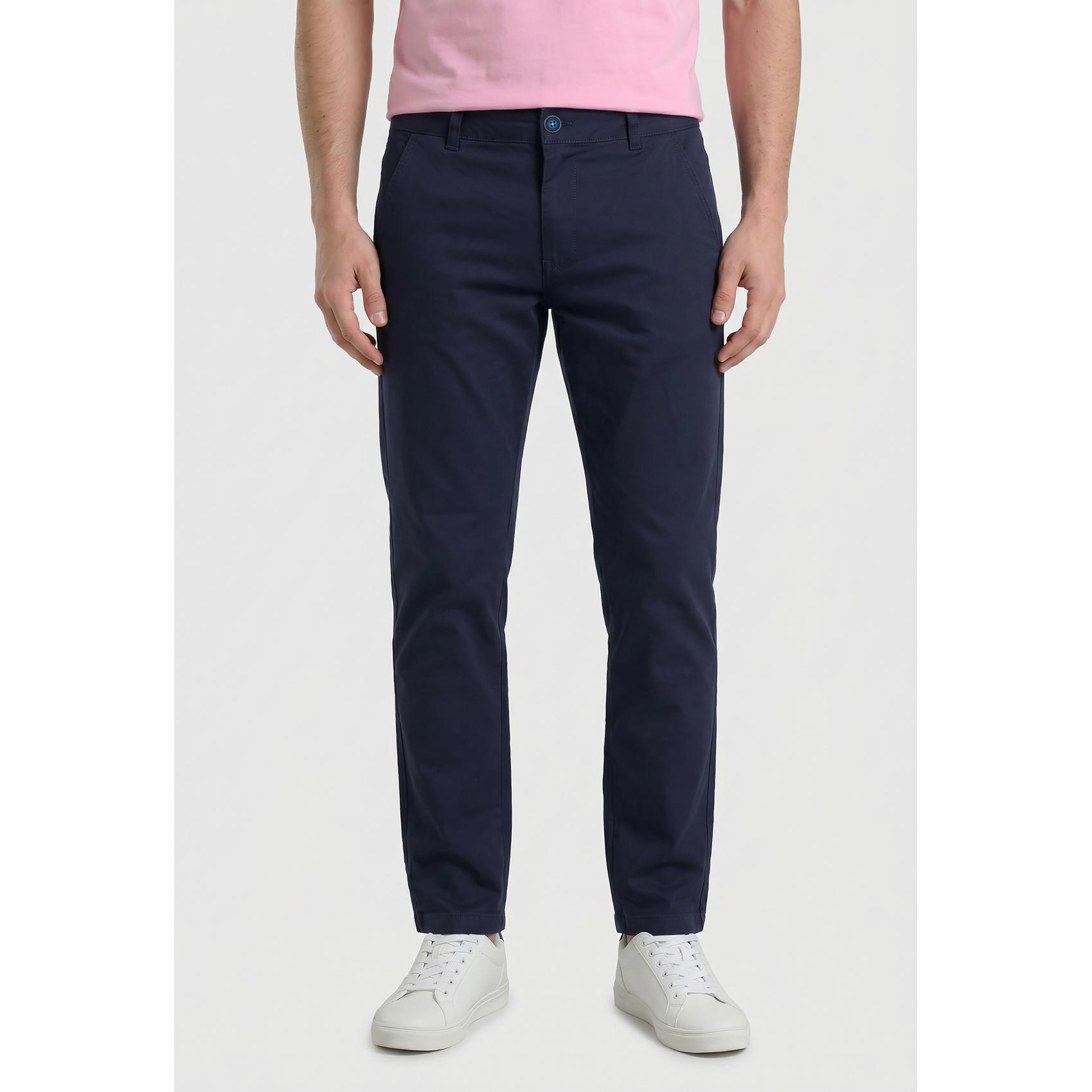 Pantalón chino Valecuatro azul marino