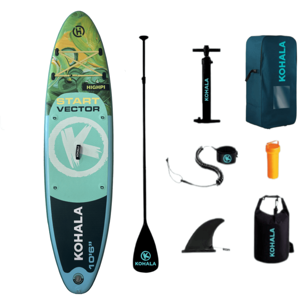 Tabla de Paddle Surf Hinchable Kohala Start Vector 10'6" - Pack Iniciación y Tra