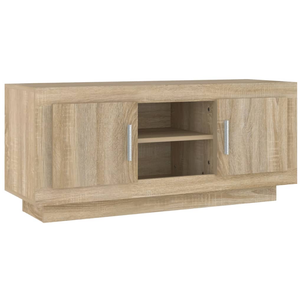 Mueble para TV madera contrachapada 102x35x45 cm, Mueble de Salon, Mueble TV, Mueble TV salon, Mesa de TV, Mueble tele