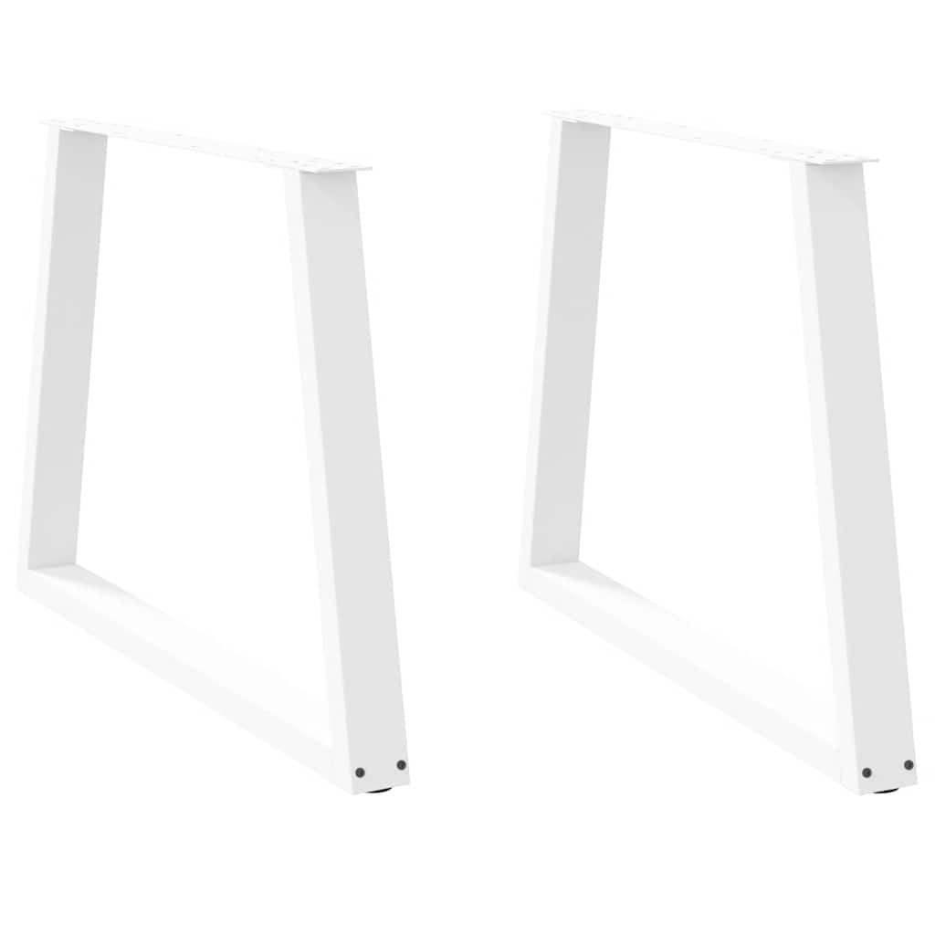 vidaXL Patas para mesa de comedor en forma de V (2 unidades) 90 x (72-73,3) cm, acero