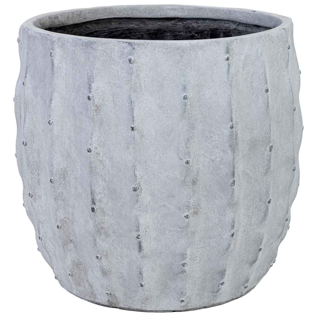 Wonderlust Deco - Macetero de fibra de vidrio blanco 35x35x35cm Blanco 35x35x35h cm