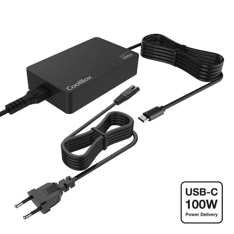 Cargador Universal CoolBox NB100 USB-C 100W GaN
