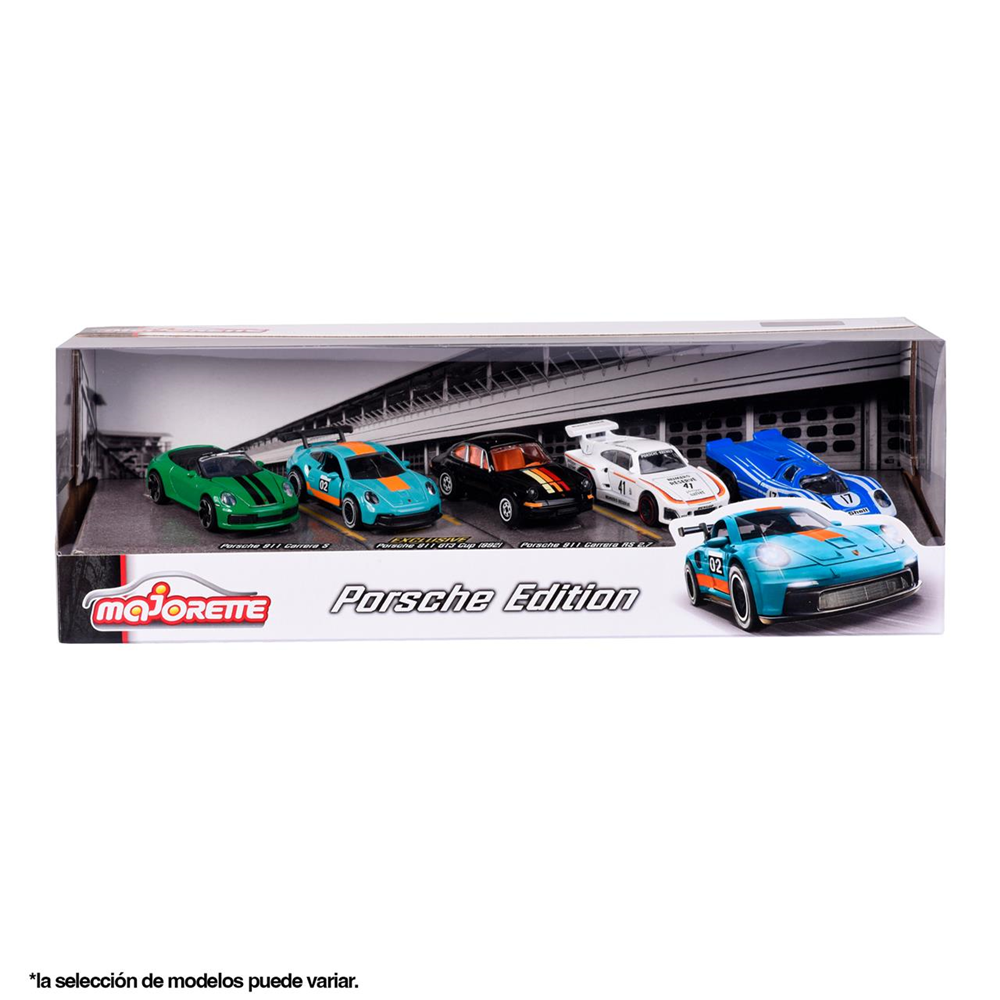 Coches Majorette Porsche Motorsport  , Gifpack 5  (212053172)