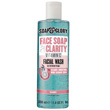 FACE AND CLARITY vitamina C jabón facial Exfoliante facial - Limpiador facial-Soap & Glory