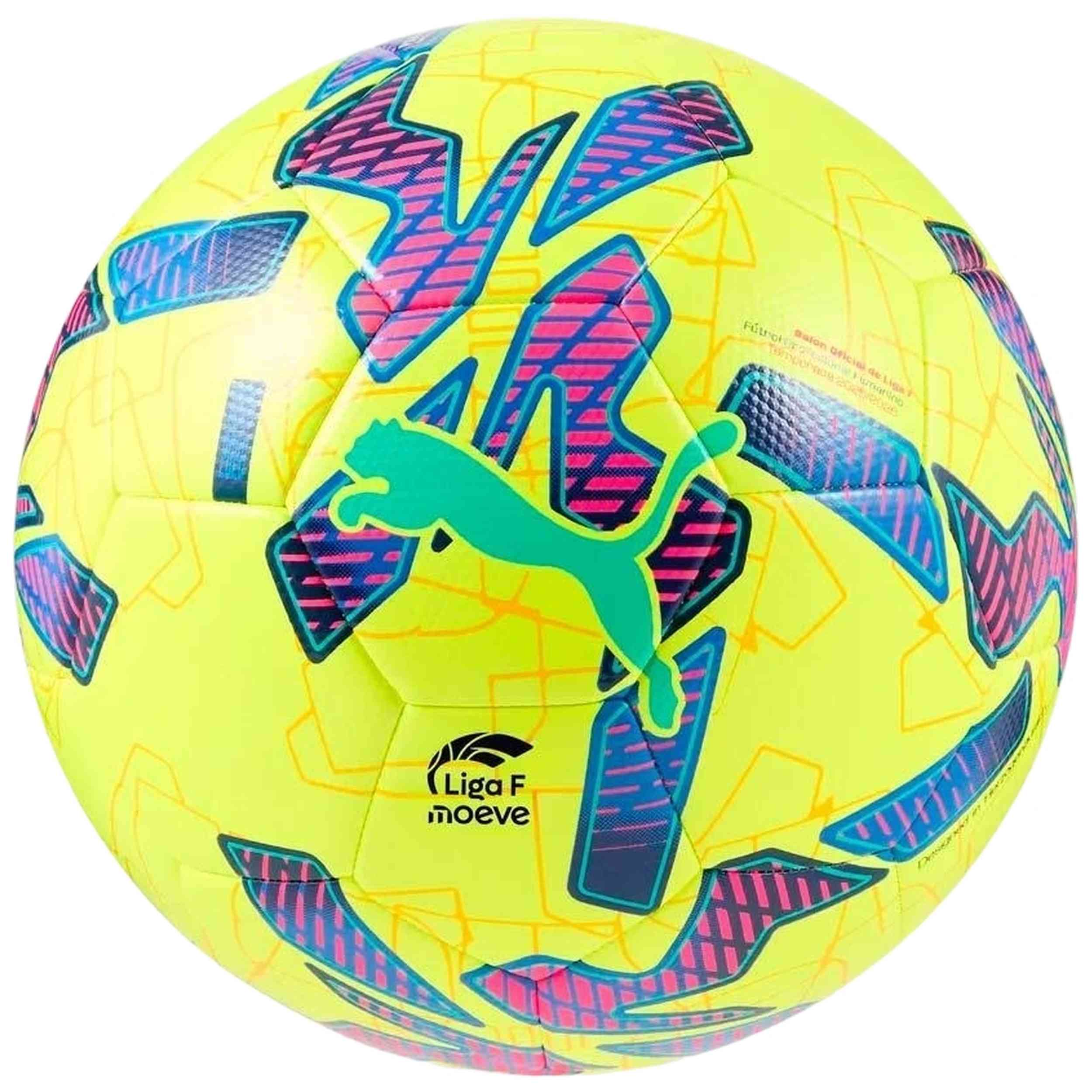 Balon De Futbol Puma modelo Balón De Fútbol Puma Orbita Liga F Replica para hombre y mujer en color Amarillo