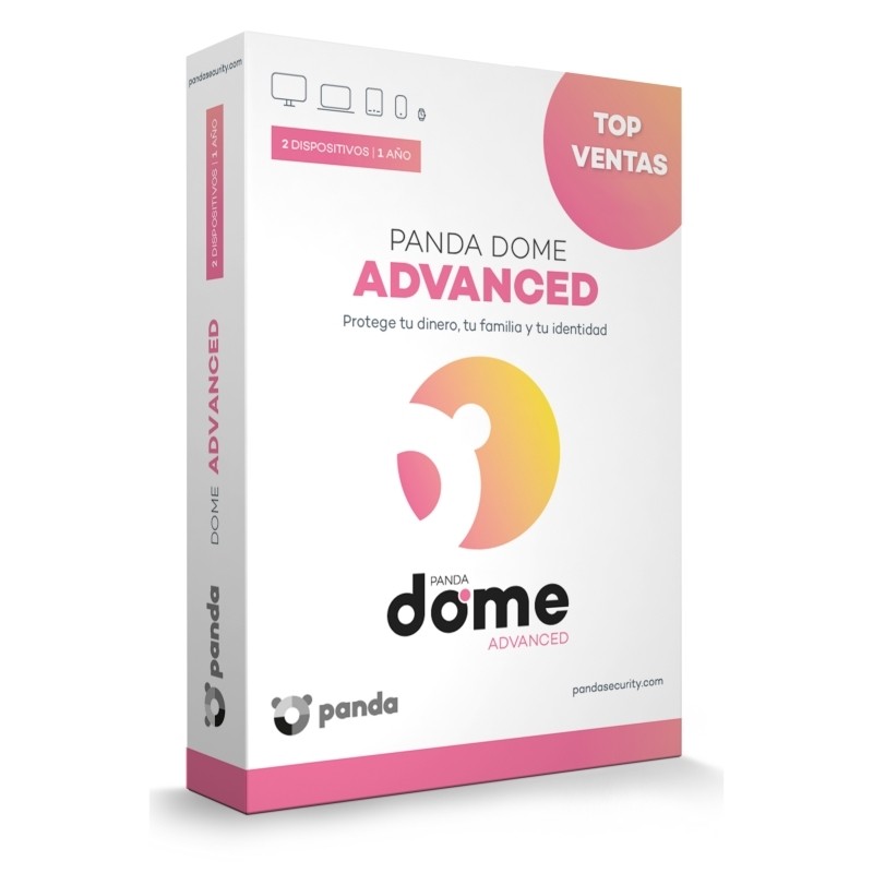 Panda Dome Advanced 2 Dispositivos 1 Año - Protección en Tiempo Real