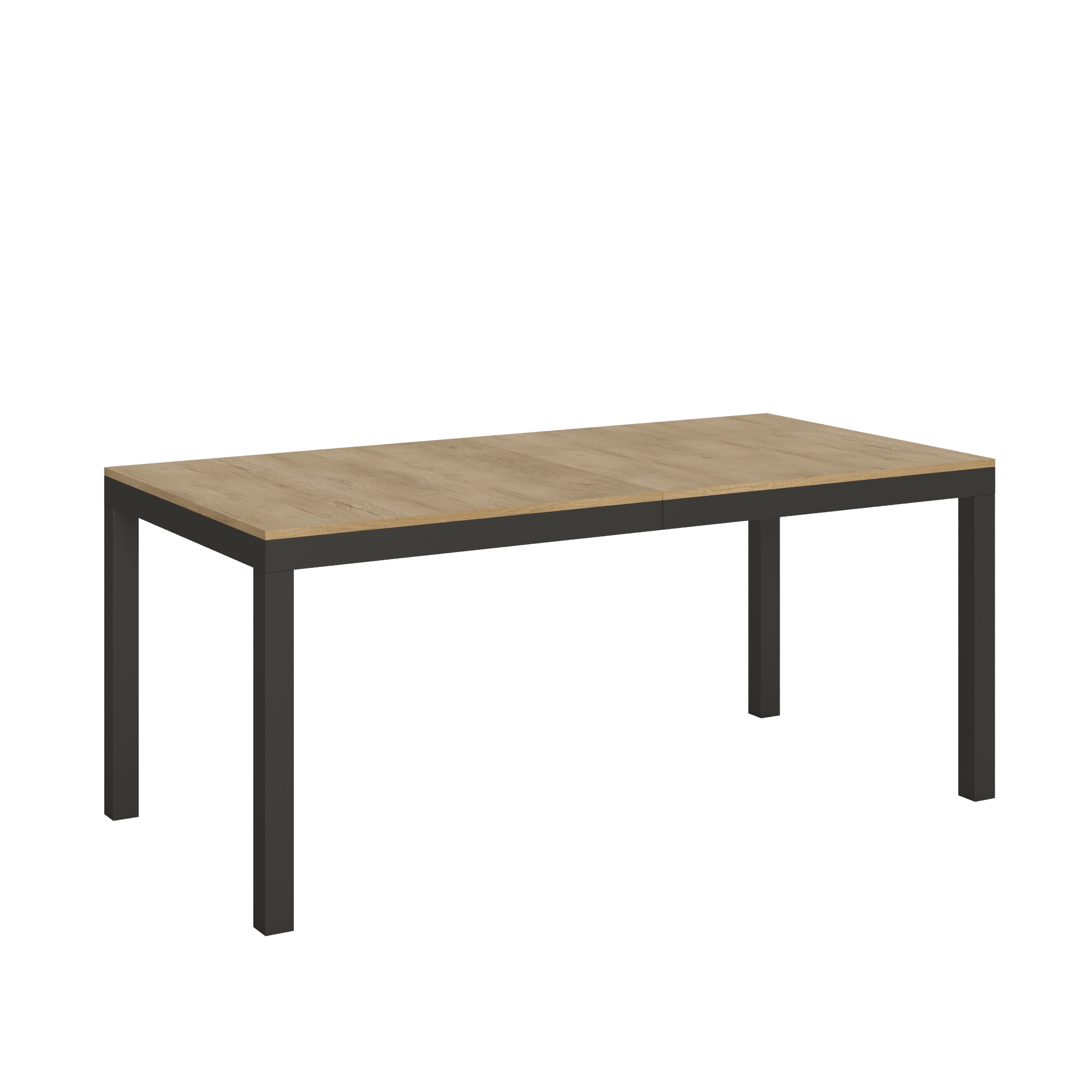 Mesa extensible 90x180/284 cm Everyday Evolution Estructura Roble Nature Antracita - Itamoby