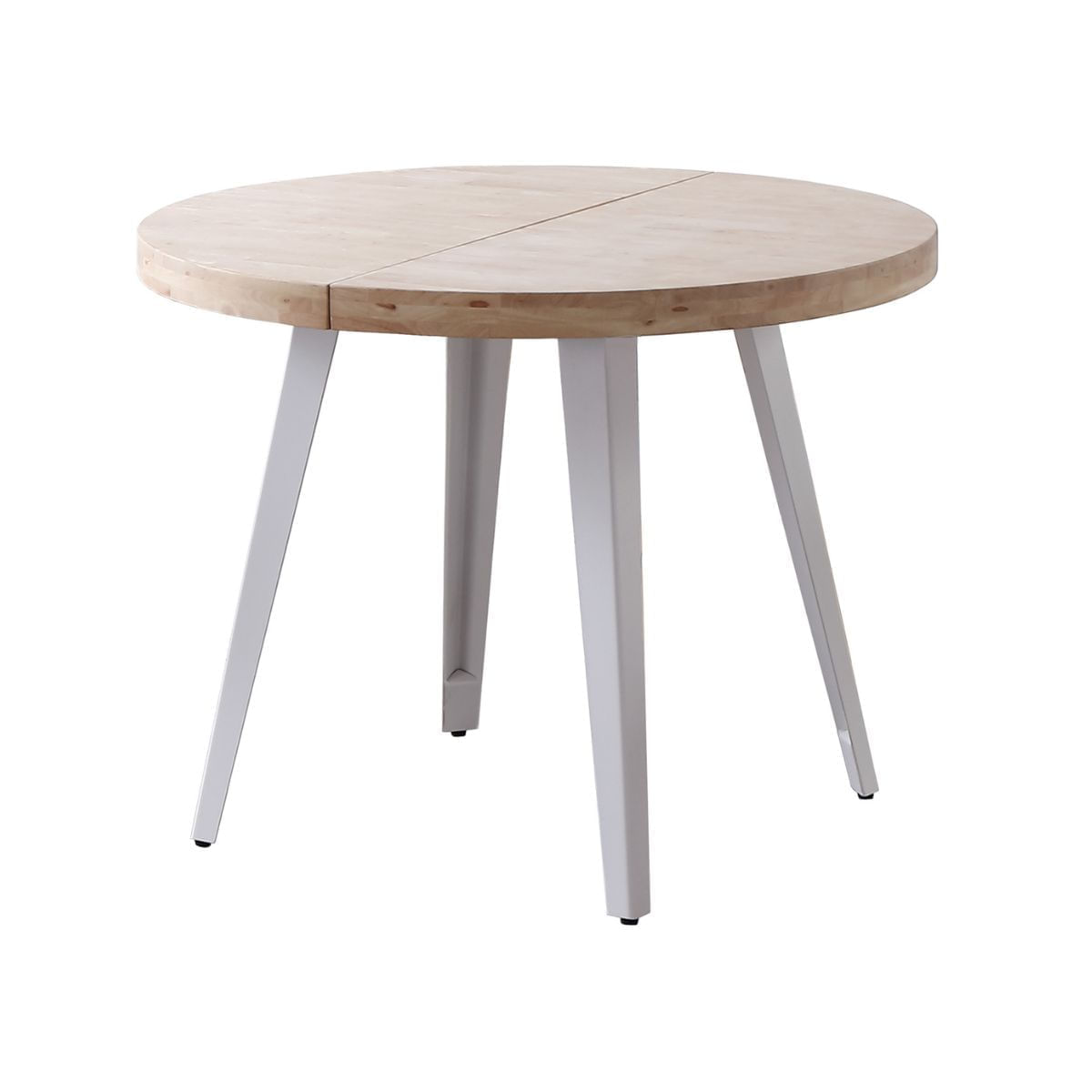 Mesa de comedor Berg extensible diseño redondo 76x120-160-200x120 cm Adec