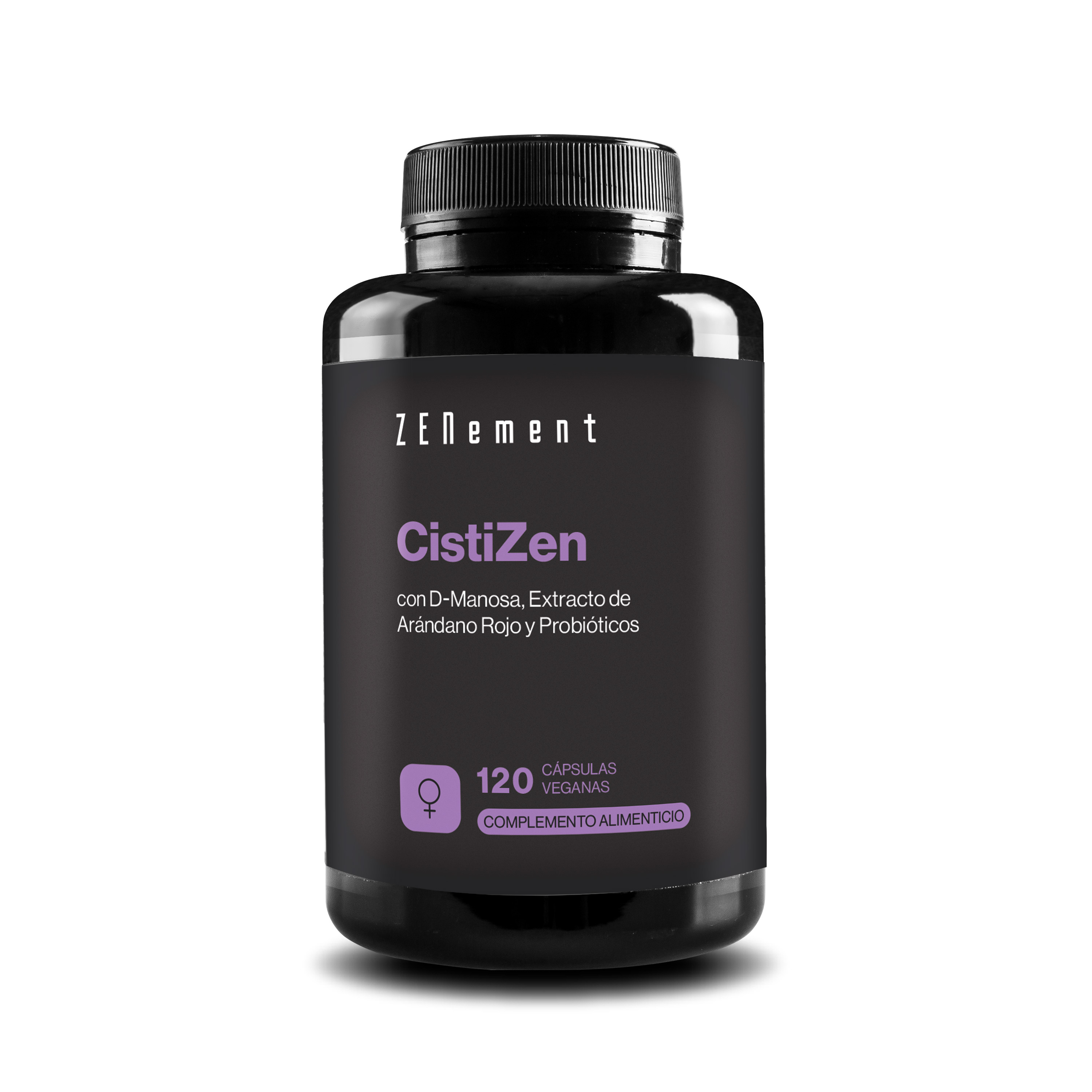 CistiZen con D-Manosa, Extracto de Arándano Rojo y Probióticos - 120 Cápsulas Veganas Zenement