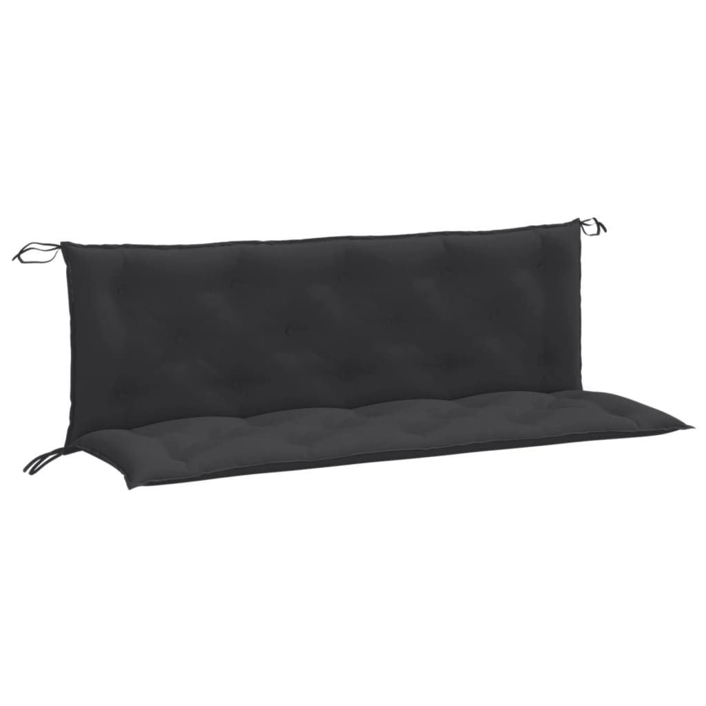 Vidaxl Cojines Banco Jardín 2 Uds Tela 150x50x7 Cm Color Antracita Melange