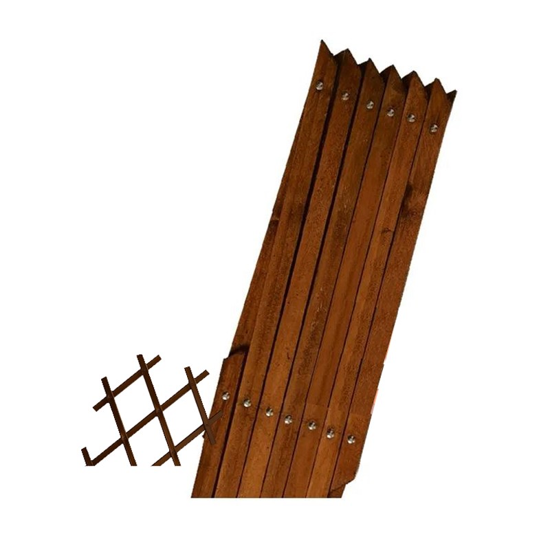 Suinga Celosía de Madera 60 X 180 Cm para Jardín - Extensible y Fácil de Instalar