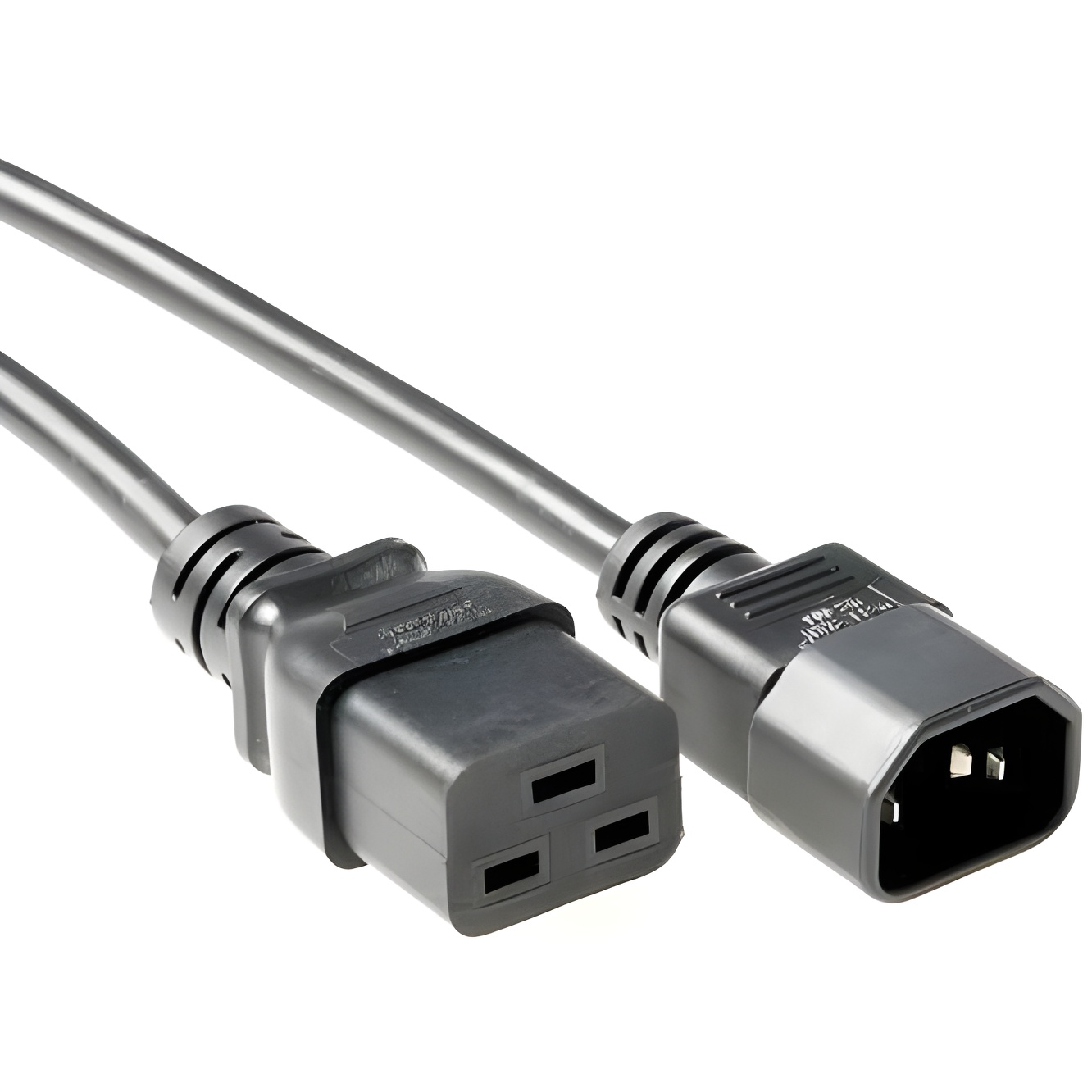Microconnect Cable de Alimentación C19-C14 3m Negro para Ordenador