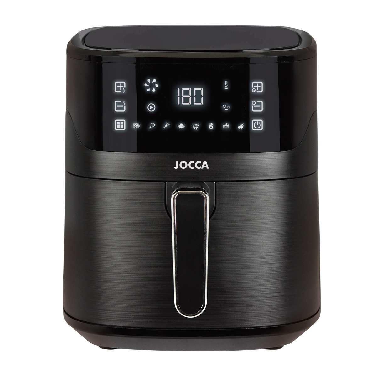 Jocca Freidora de Aire Digital 6,5L con Pantalla LED Táctil y 8 Programas Automáticos