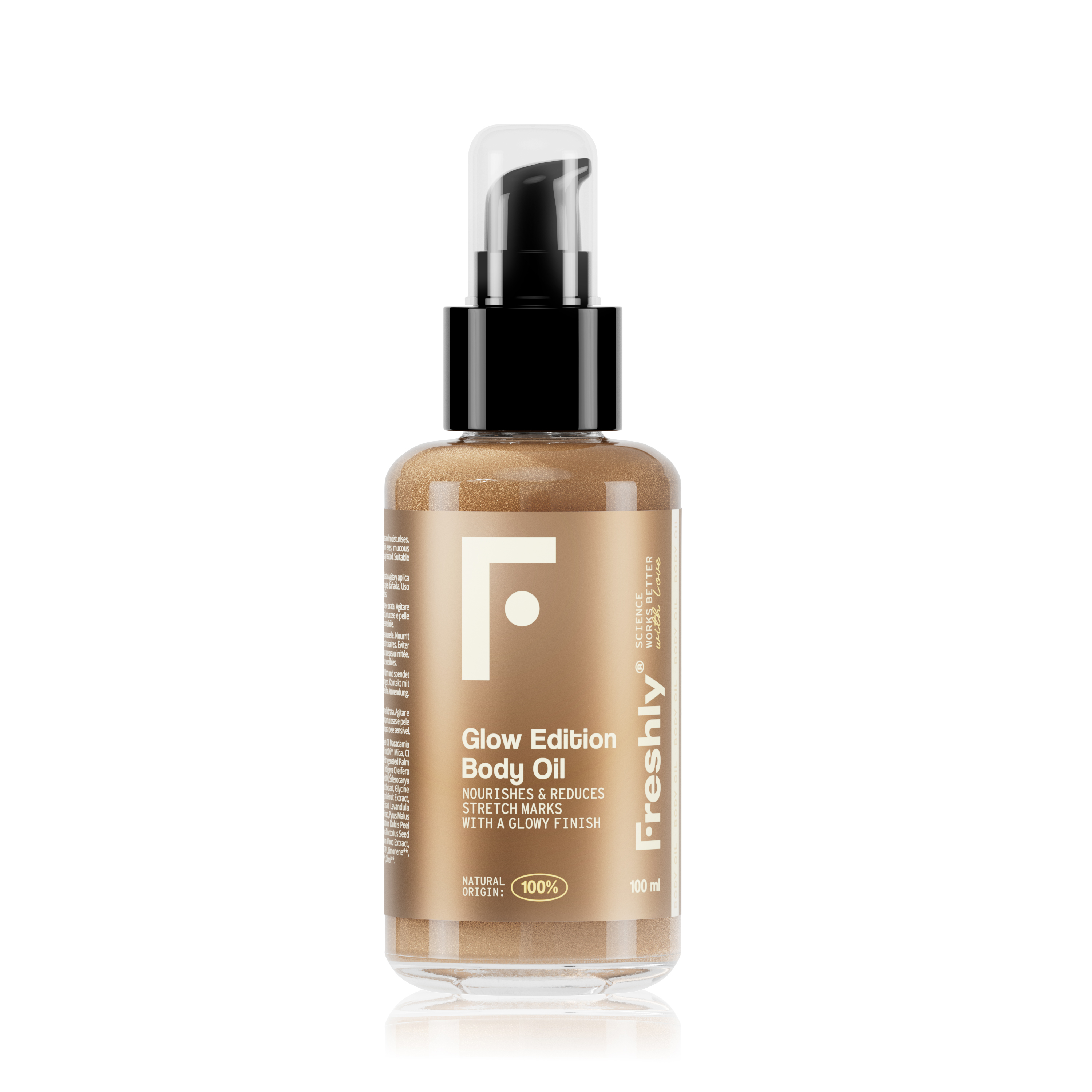 Freshly Cosmetics - Glow Edition Body Oil - Aceite iluminador corporal 100% natural 100ml