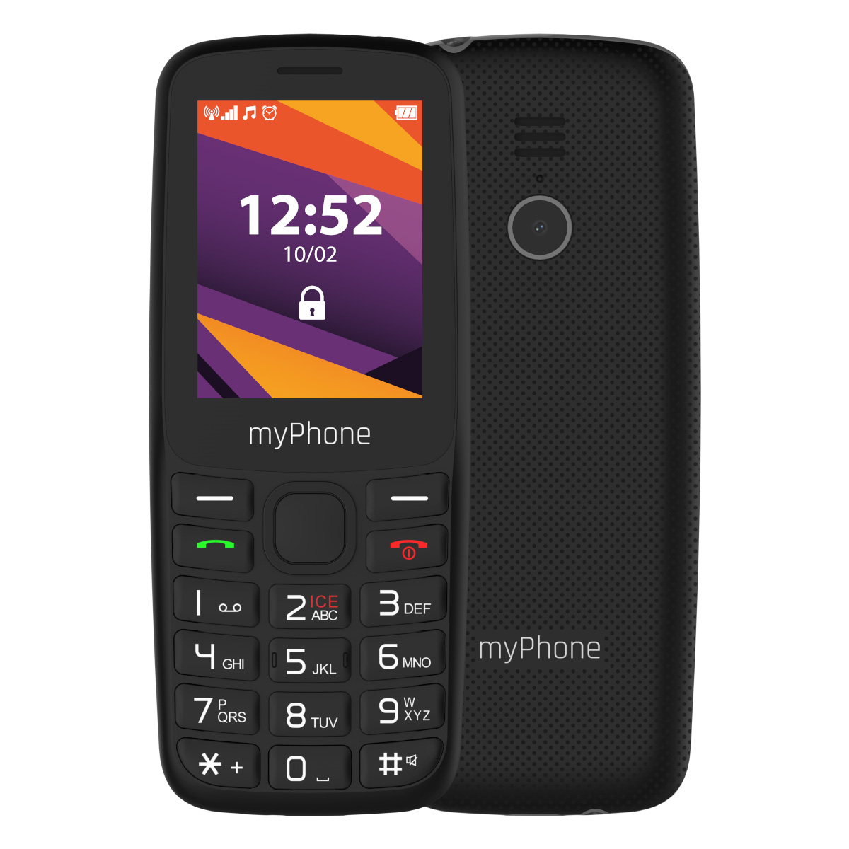 myPhone 6410 LTE (Negro) Doble SIM 2.4" TFT 240x320/128 MB/64 MB RAM/Tarjeta SD/4G LTE