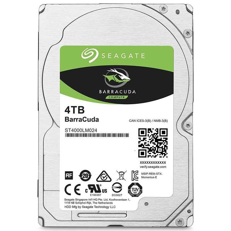 Seagate guardian barracuda st4000lm024 - disco duro - 4 tb - sata 6gb/s - 2.5" - 5400 rpm - 128 mb buffer