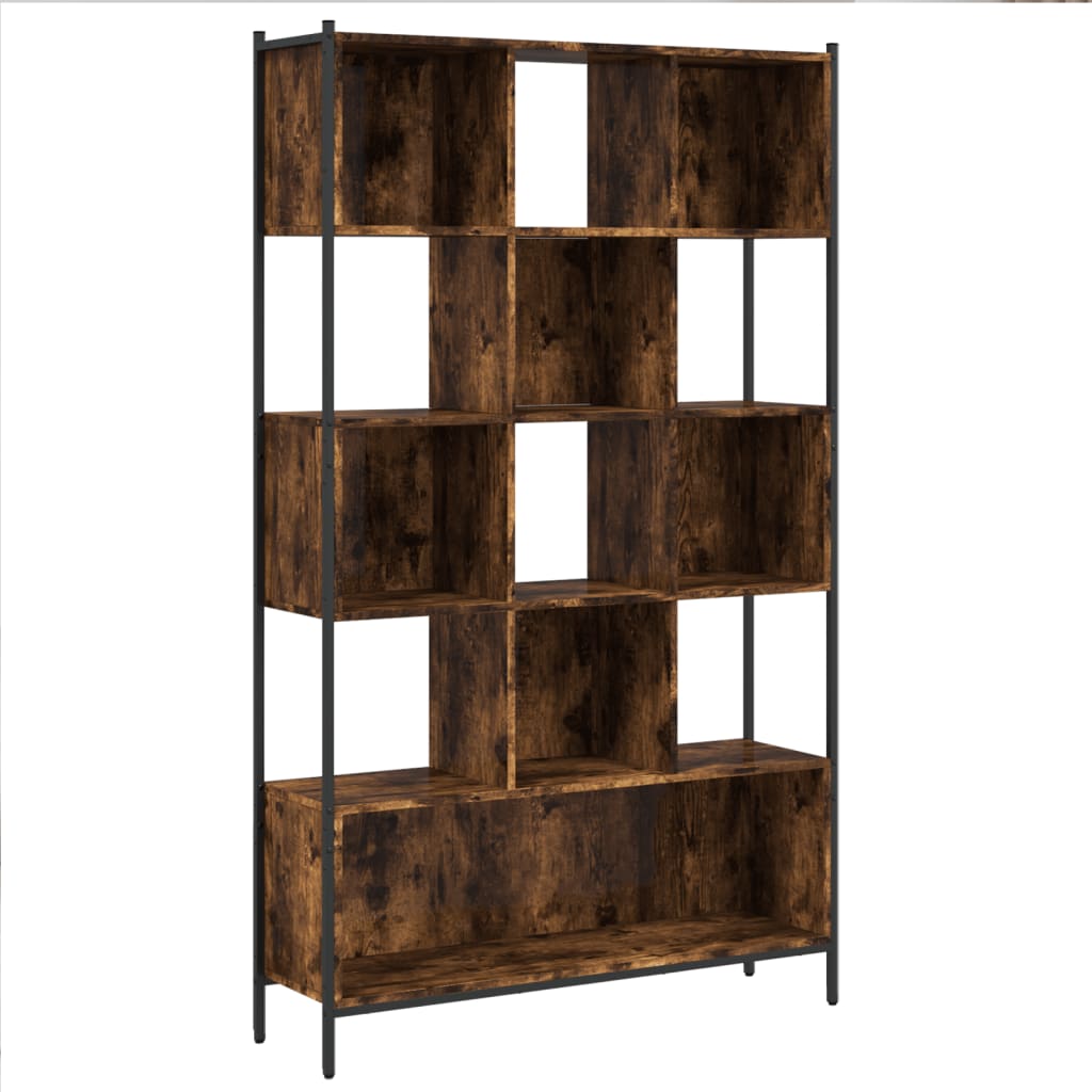 Vidaxl Estantería de Madera de Ingeniería 102x28x172 Cm Negro