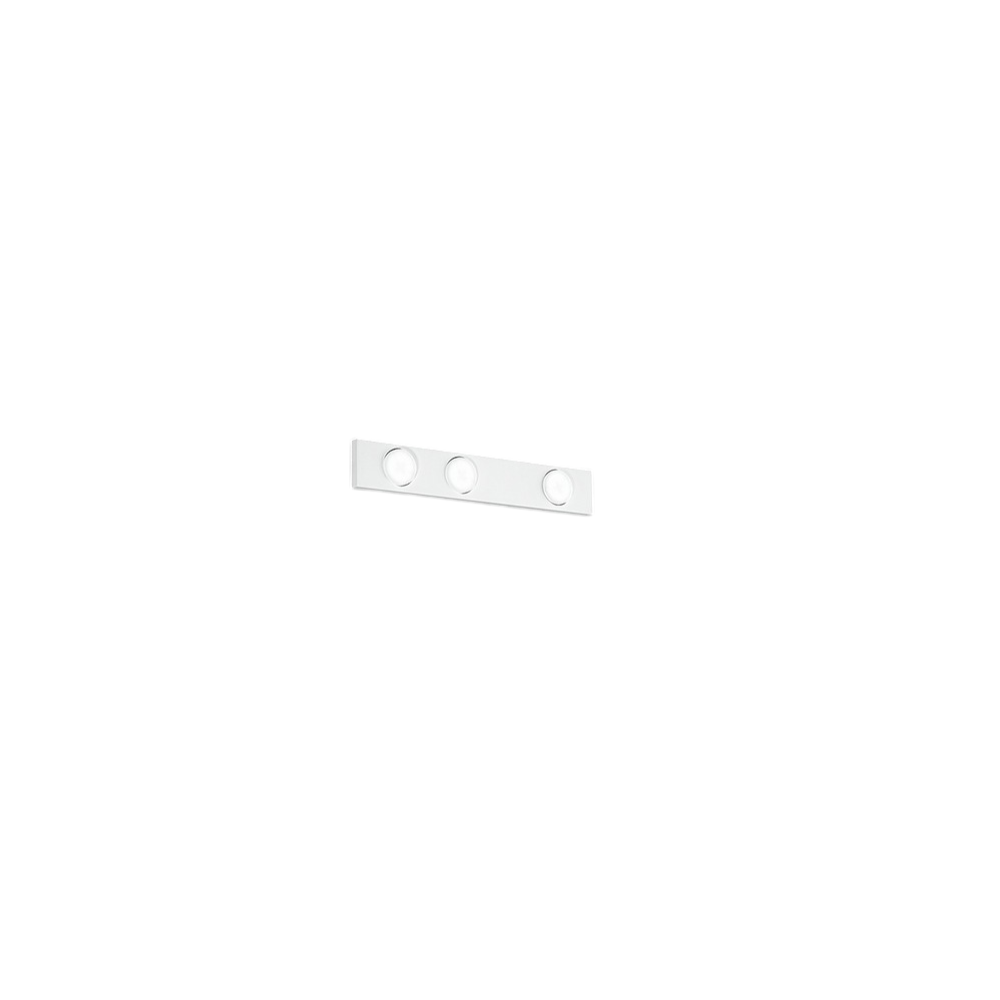 Botón - Plafón LED 3xGX53 máx. 15 W, Rectangular 60x10 cm, Metal pintado, IP20 - Perenz - Blanco