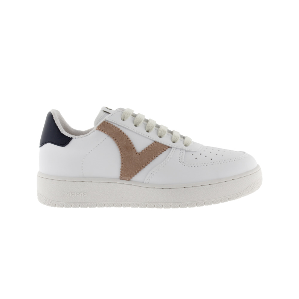 Victoria Madrid Zapatillas de efecto piel con piezas de color en contraste y puntera perforada 1258201