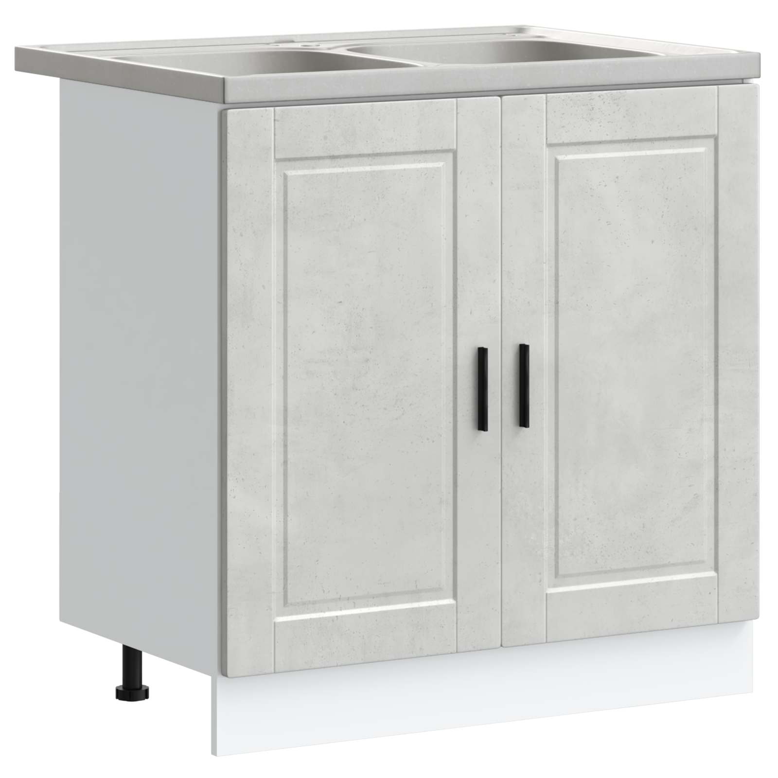 vidaXL Mueble Bajo para Fregadero Porto 2 pcs Madera contrachapada