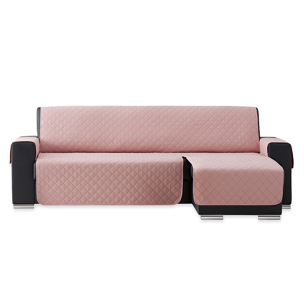 MAXIFUNDAS FUNDAS DE SOFA & CHAISE LONGUE | Modelo Couch Cover | Cubre Sofá Chaise Longue Acolchado Brazo Derecho 240 Cm | Amplia variedad de colores disponible