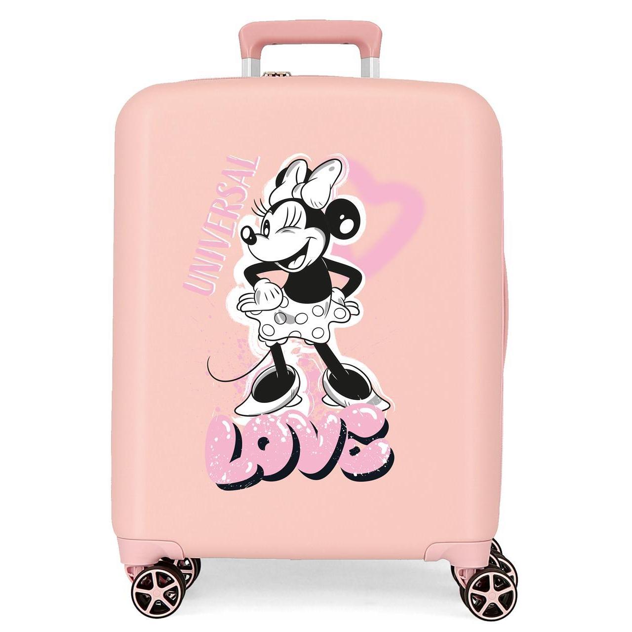 Disney  Mickey y Minnie Good Things Maleta De Cabina ABS Rígida Good 55cm