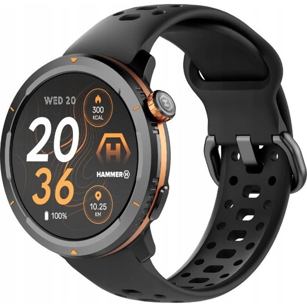Reloj SmartWatch HAMMER SMA002930  | 1.3" Pulgadas, Táctil, Monitor Cardíaco, Táctil