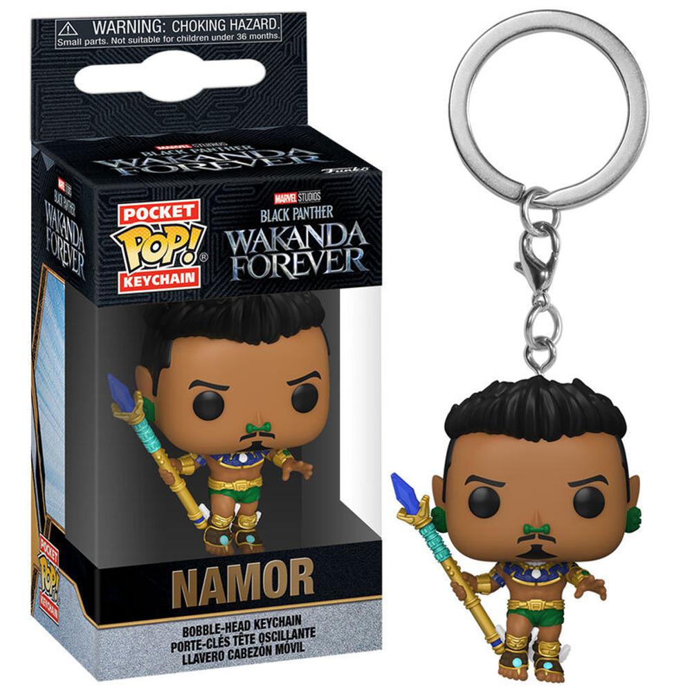Funko Pop! Keychain: Marvel - Black Panther: Wakanda Forever - Namor - Minifigura de Vinilo Coleccionable Llavero Original - Relleno de Calcetines - Idea de Regalo- Mercancia Oficial