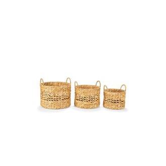 Set 3 Cestas Jacinto Agua Ø35X33, El mejor complemento para tu hogar, Fijalo