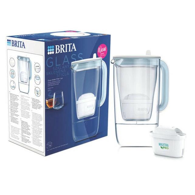 Jarra con filtro BRITA Glass MX Pro Pure (vidrio)