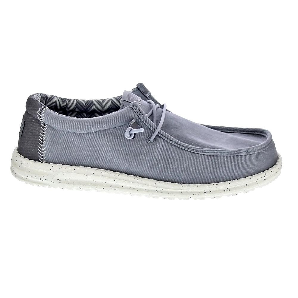Hey Dude Hombre Mocasines modelo Wally Stretch Gris