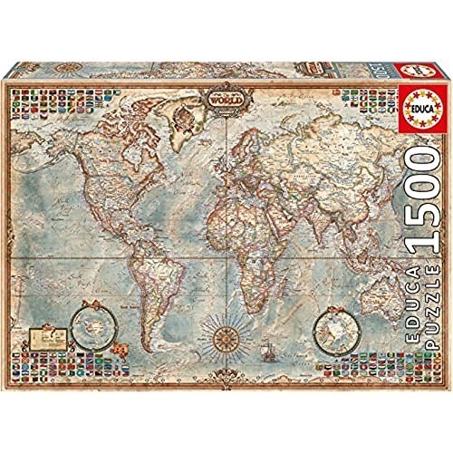 Pz 1500 El Mundo Mapa Politico