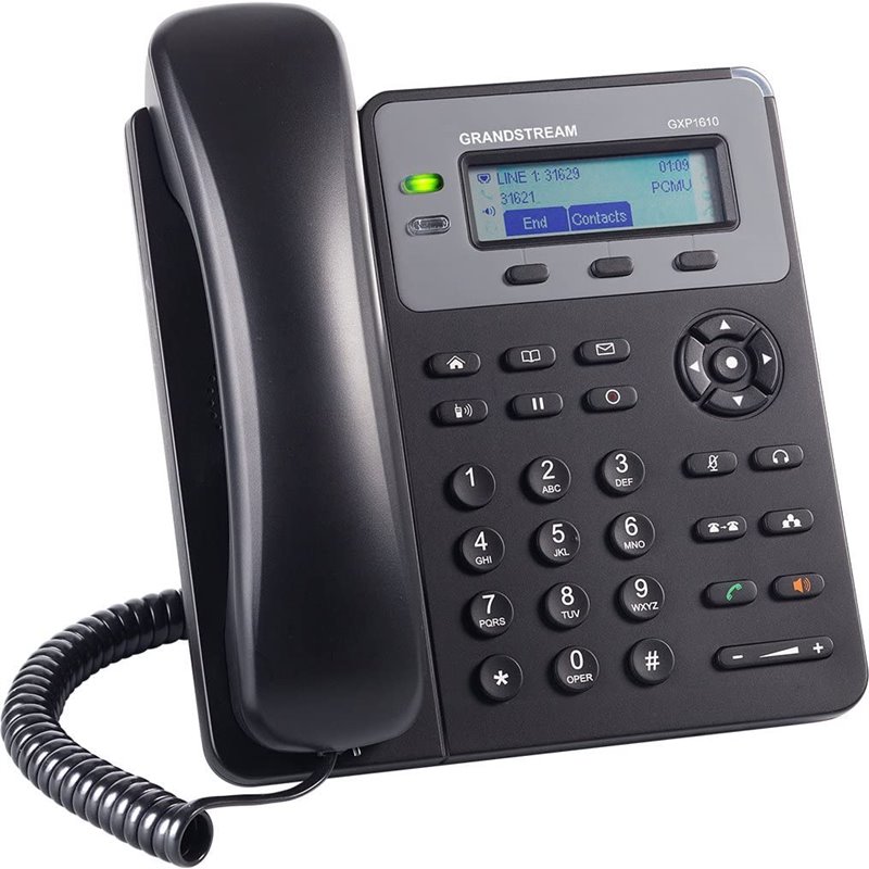 Grandstream GXP-1610 Teléfono IP Negro