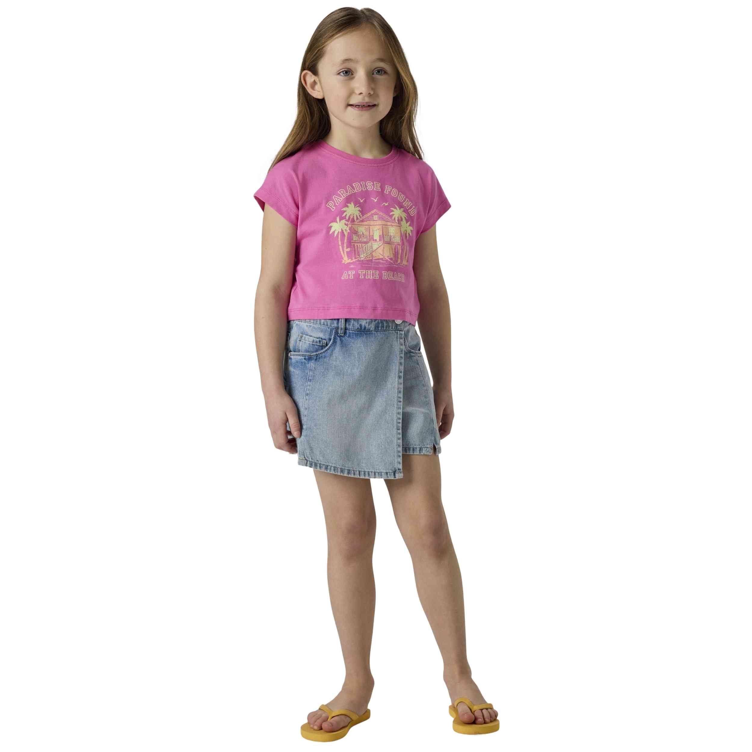 Camiseta Name It Nkfvilma Capsl Crop Top F1 Noos