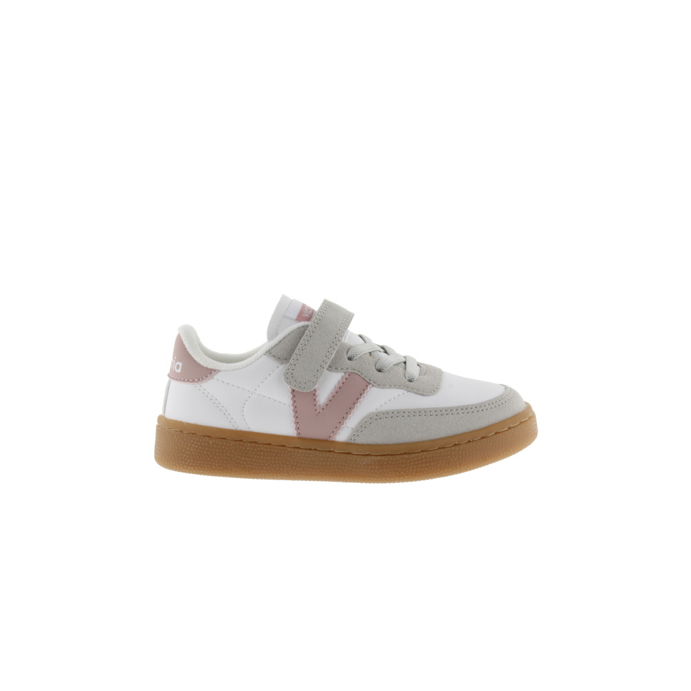 Victoria Oslo Zapatillas de efecto piel con piezas de color y suela caramelo 1256102