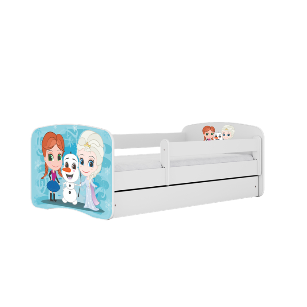 Cama 140 x 70 cm Kocot Kids BabyDreams Frozen Land White