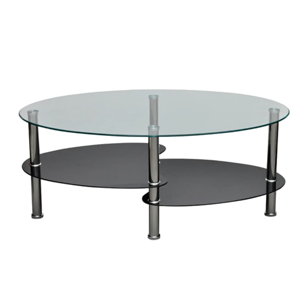 vidaXL Mesa de centro con diseño exclusivo Blanco, Negro, Mesita de Salón o Comedor o Auxiliar Mesa de Café Meuble Salón