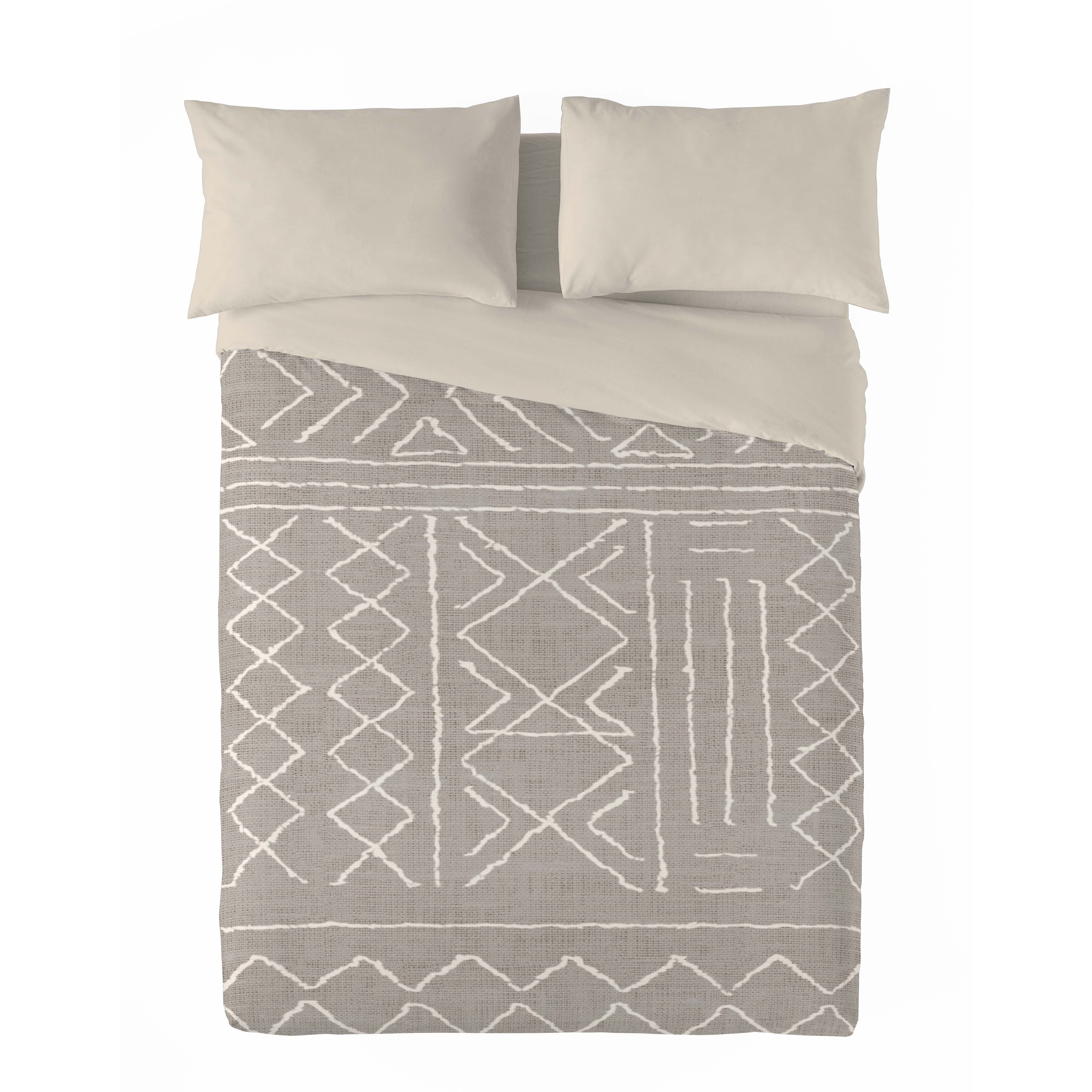 SANDAL - Funda Nórdica Estampada - Algodón Extrasuave - Incluye  1 o 2 Fundas de Almohada - 6 Modelos diferentes - Modelos Geometricos - Cama 90/135/150/180 cm