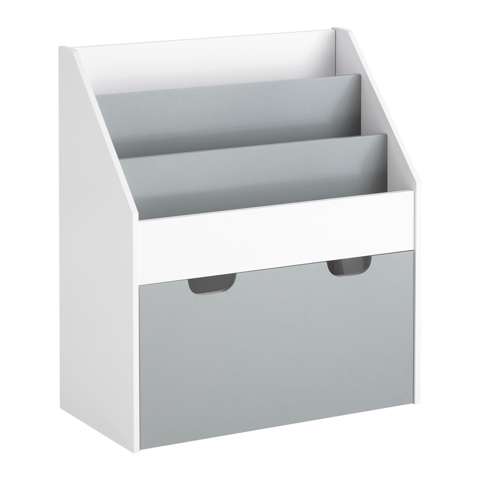 SoBuy KMB17-HG Librería Infantil para niños con 3 estanterías y 1 cajón Estantería estándar Infantil H70cm ES