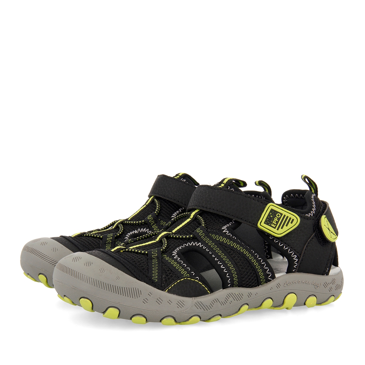 Chanclas Deportivas Niño Negro MAZATLAN Gioseppo