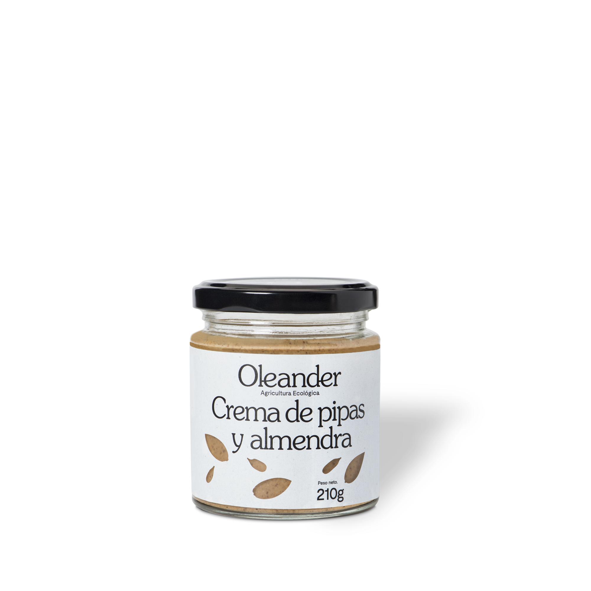 Crema de pipas y almendras tostadas con sal Bio Oleander