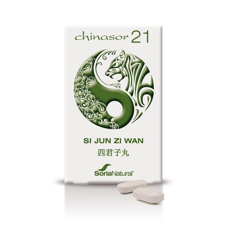 Soria Natural Chinasor 21 Si Jun Zi Wan - Comprimidos para la Salud de la Mujer
