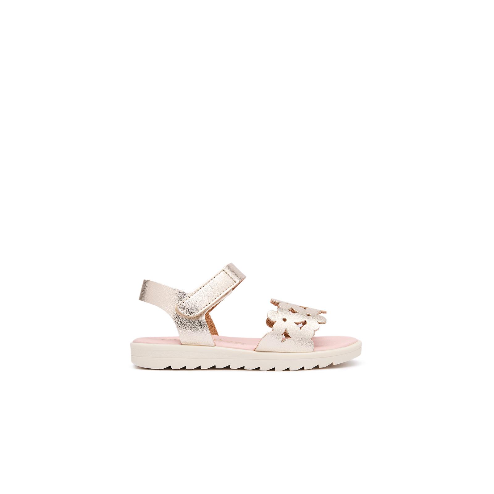 Conguitos - Sandalias de Niña con Diseño de Flor en Blanco para Niña